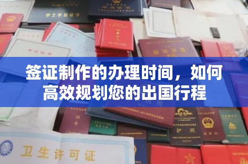鲤城签证制作的办理时间，如何高效规划您的出国行程